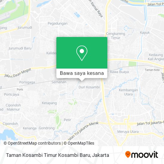 Peta Taman Kosambi Timur Kosambi Baru