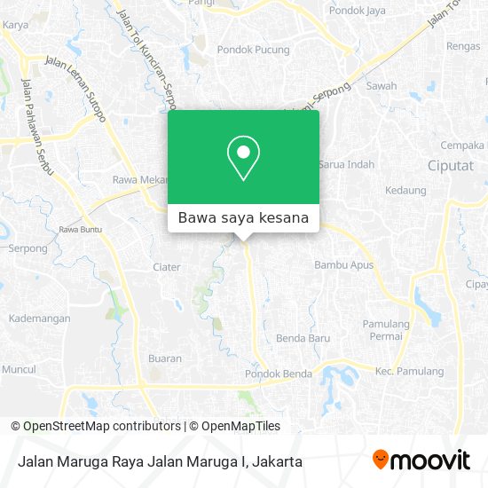 Peta Jalan Maruga Raya Jalan Maruga I