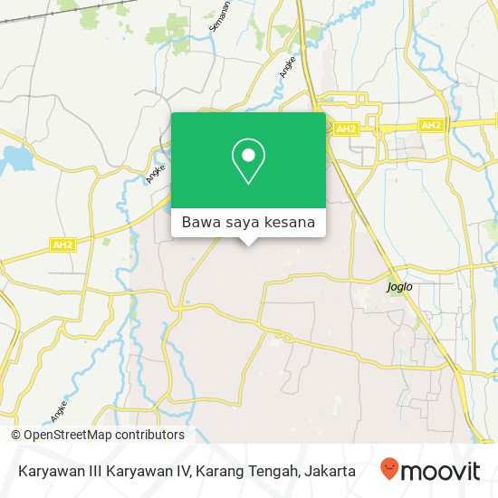 Peta Karyawan III Karyawan IV, Karang Tengah