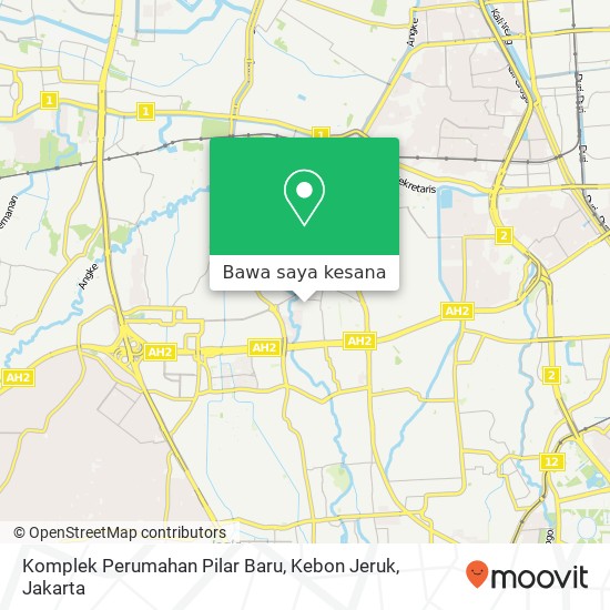 Peta Komplek Perumahan Pilar Baru, Kebon Jeruk