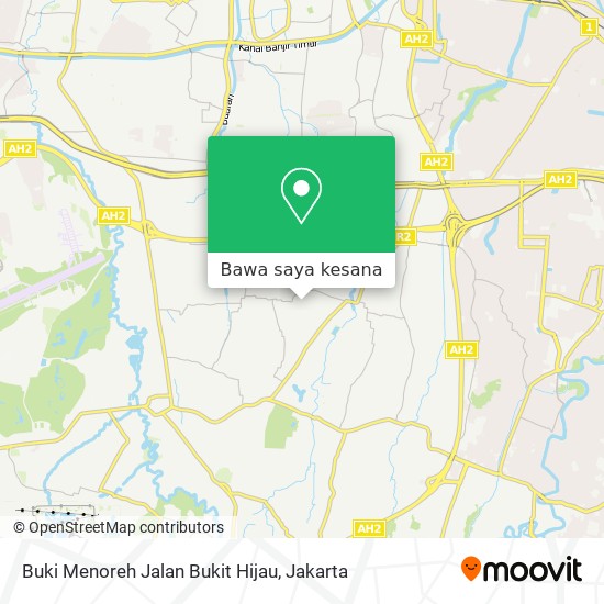 Peta Buki Menoreh Jalan Bukit Hijau