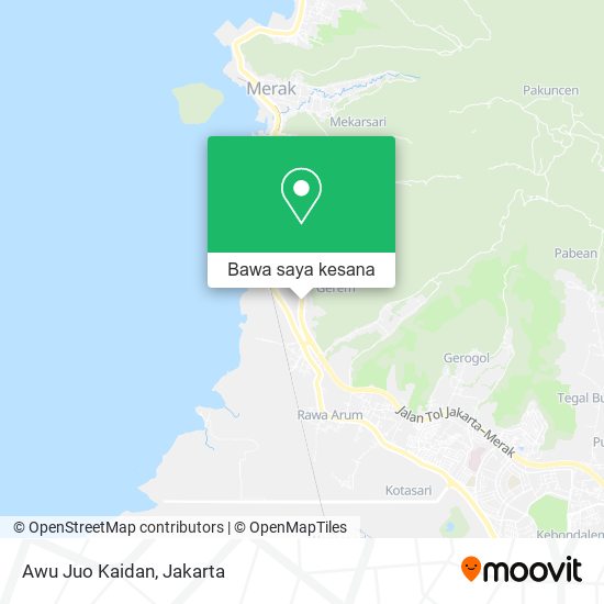 Peta Awu Juo Kaidan, Jalan Raya Pelabuhan Merak