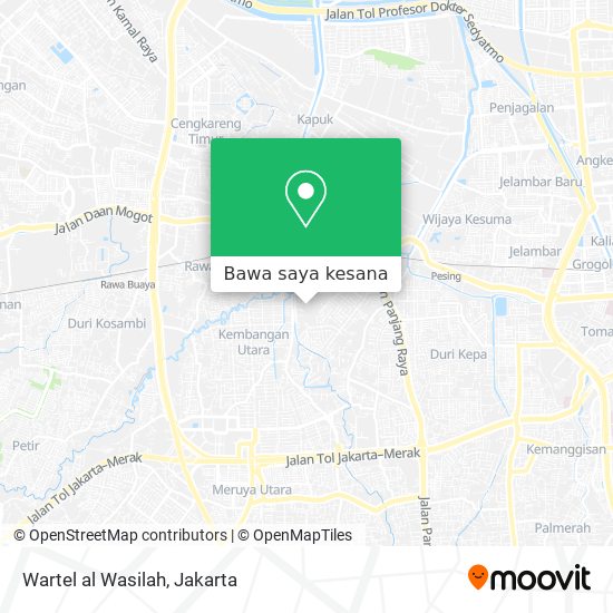 Peta Wartel al Wasilah