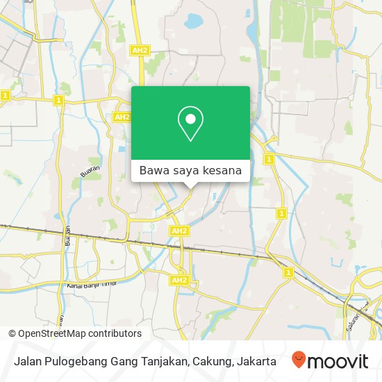 Peta Jalan Pulogebang Gang Tanjakan, Cakung