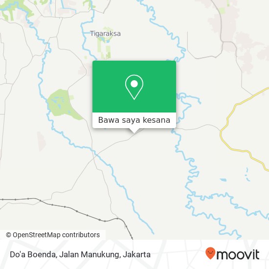 Peta Do'a Boenda, Jalan Manukung