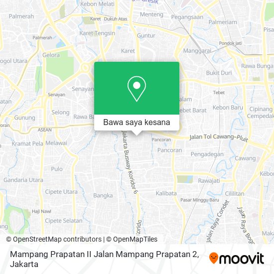 Peta Mampang Prapatan II Jalan Mampang Prapatan 2