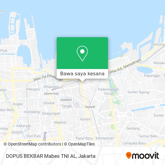 Peta DOPUS BEKBAR Mabes TNI AL