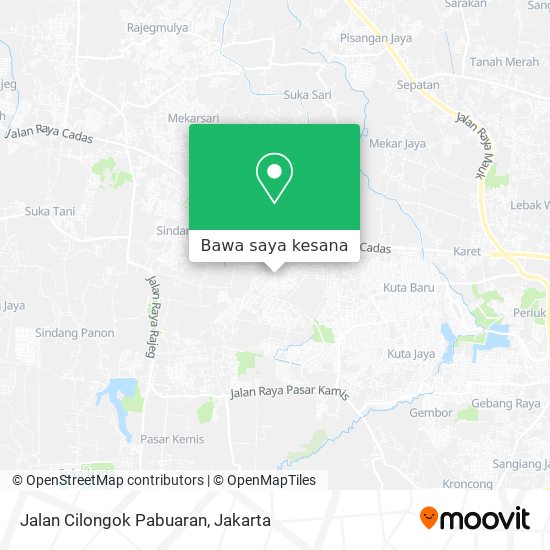 Peta Jalan Cilongok Pabuaran