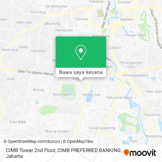 Peta CIMB Tower 2nd Floor, CIMB PREFERRED BANKING