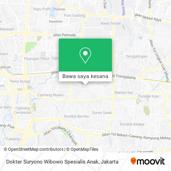 Peta Dokter Suryono Wibowo Spesialis Anak