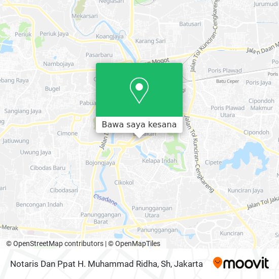 Peta Notaris Dan Ppat H. Muhammad Ridha, Sh