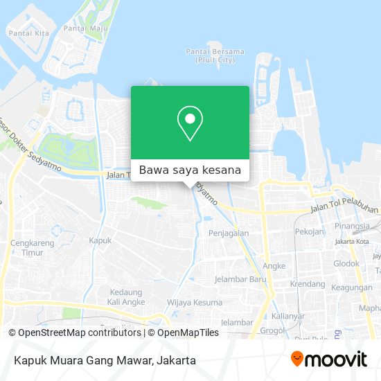 Peta Kapuk Muara Gang Mawar