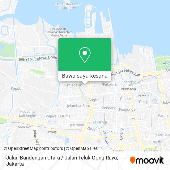 Peta Jalan Bandengan Utara / Jalan Teluk Gong Raya