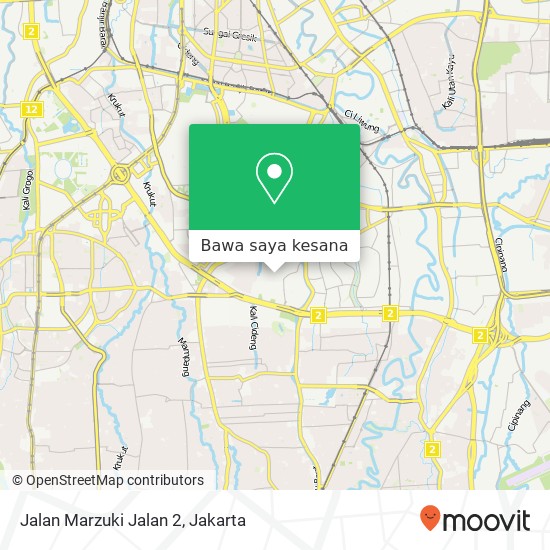 Peta Jalan Marzuki Jalan 2