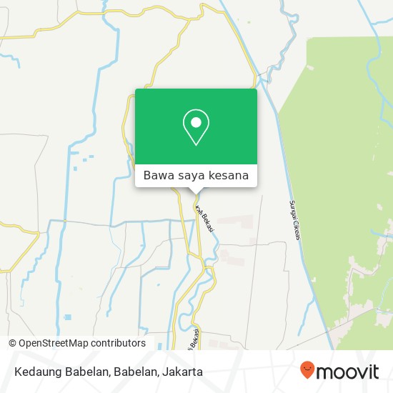 Peta Kedaung Babelan, Babelan