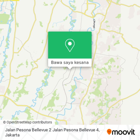 Peta Jalan Pesona Bellevue 2 Jalan Pesona Bellevue 4