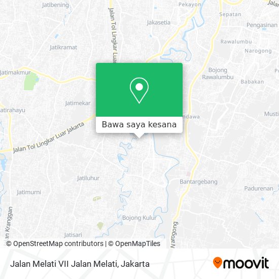 Peta Jalan Melati VII Jalan Melati