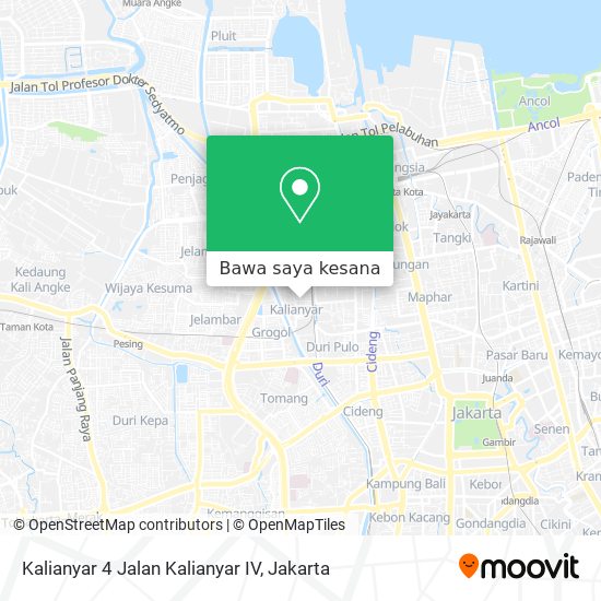 Peta Kalianyar 4 Jalan Kalianyar IV