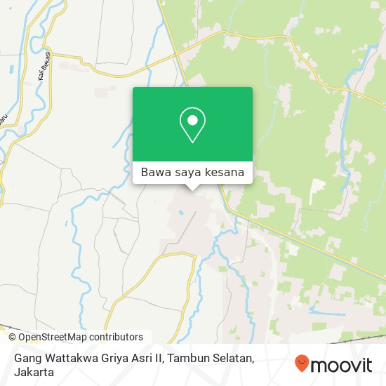 Peta Gang Wattakwa Griya Asri II, Tambun Selatan