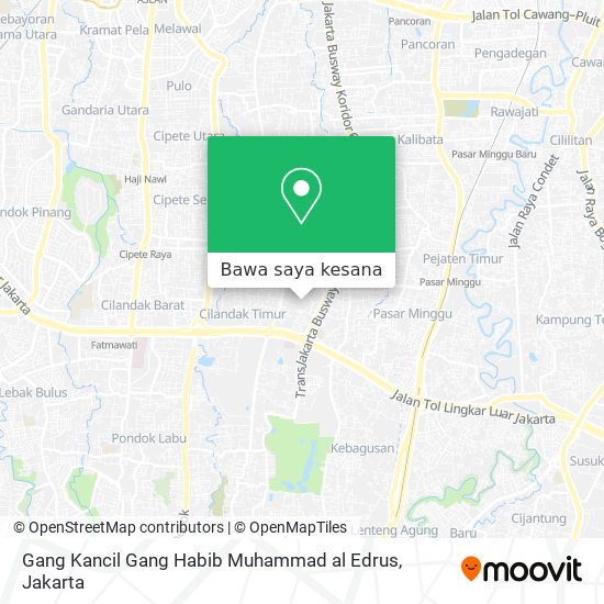 Peta Gang Kancil Gang Habib Muhammad al Edrus