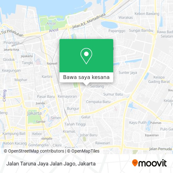 Peta Jalan Taruna Jaya Jalan Jago