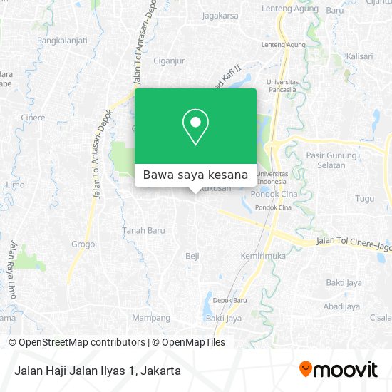 Peta Jalan Haji Jalan Ilyas 1