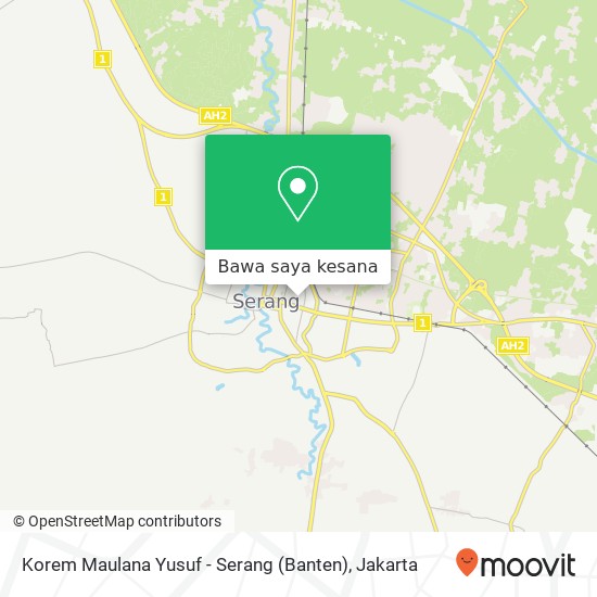 Peta Korem Maulana Yusuf - Serang (Banten), null