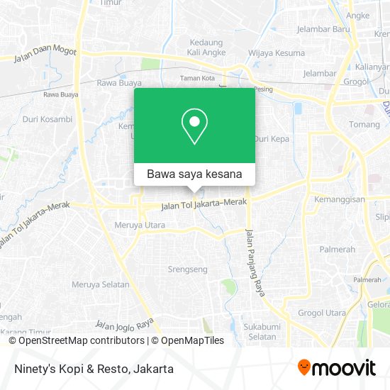 Peta Ninety's Kopi & Resto