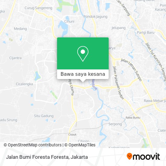 Peta Jalan Bumi Foresta Foresta