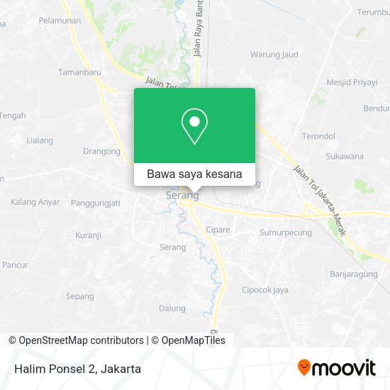 Peta Halim Ponsel 2, Jalan Juhdi