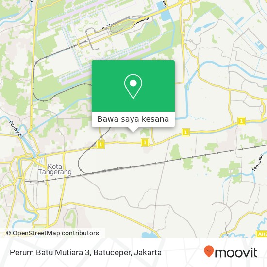 Peta Perum Batu Mutiara 3, Batuceper