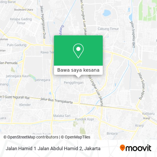 Peta Jalan Hamid 1 Jalan Abdul Hamid 2