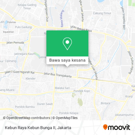 Peta Kebun Raya Kebun Bunga II