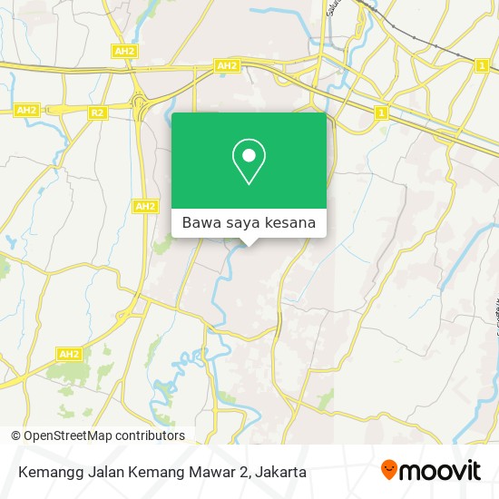 Peta Kemangg Jalan Kemang Mawar 2