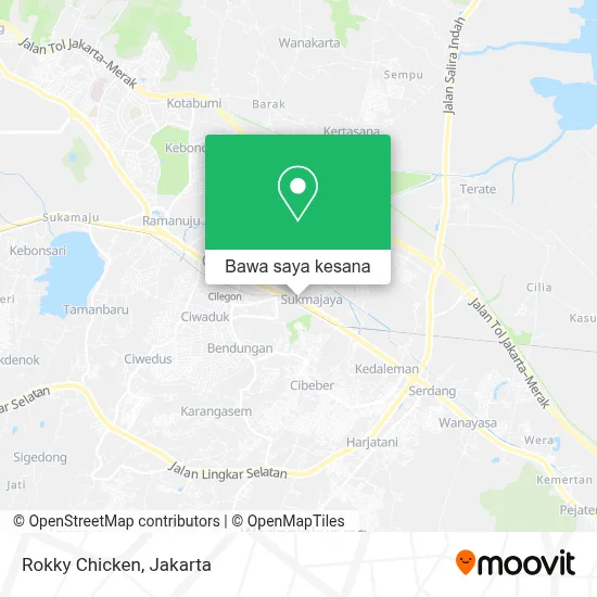Peta Rokky Chicken