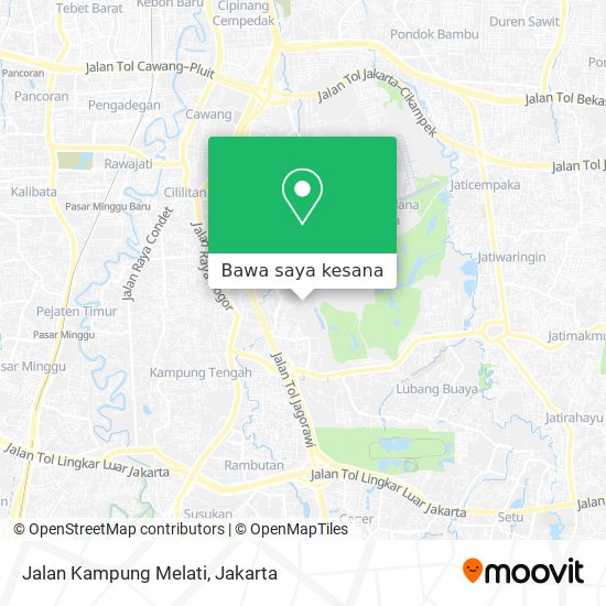 Peta Jalan Kampung Melati