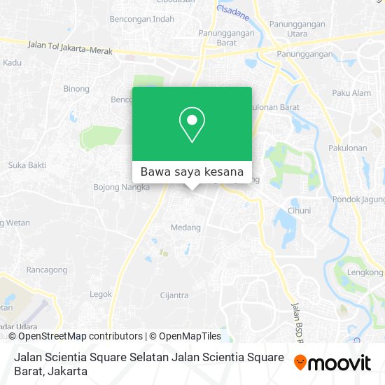 Peta Jalan Scientia Square Selatan Jalan Scientia Square Barat
