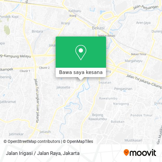 Peta Jalan Irigasi / Jalan Raya