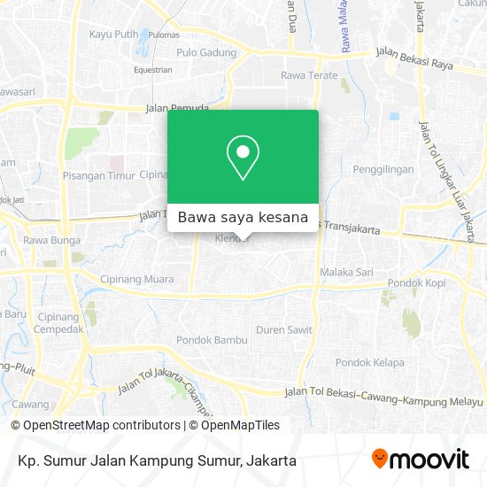 Peta Kp. Sumur Jalan Kampung Sumur