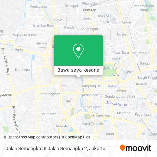 Peta Jalan Semangka III Jalan Semangka 2