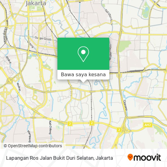 Peta Lapangan Ros Jalan Bukit Duri Selatan