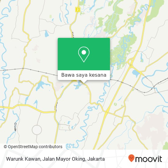 Peta Warunk Kawan, Jalan Mayor Oking