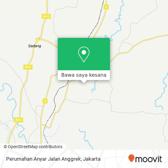 Peta Perumahan Anyar Jalan Anggrek, Purwakarta 41118