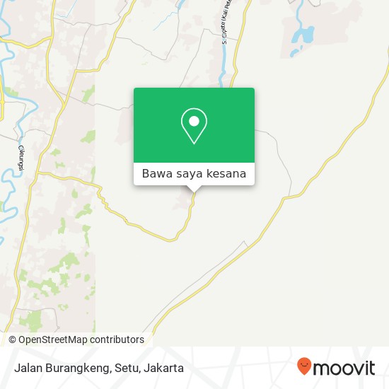 Peta Jalan Burangkeng, Setu