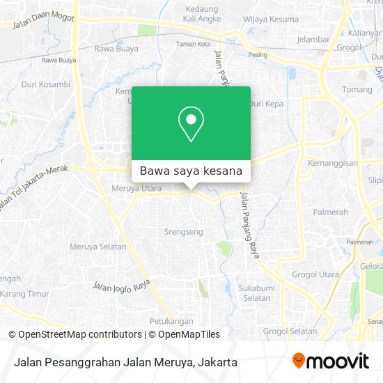 Peta Jalan Pesanggrahan Jalan Meruya