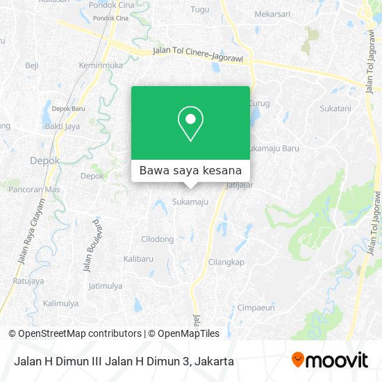 Peta Jalan H Dimun III Jalan H Dimun 3