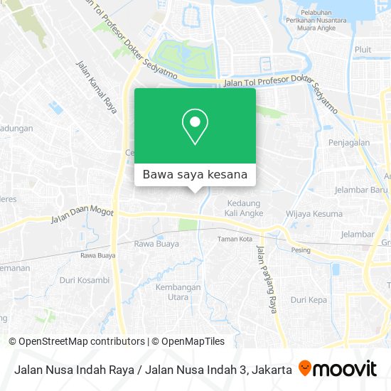 Peta Jalan Nusa Indah Raya / Jalan Nusa Indah 3