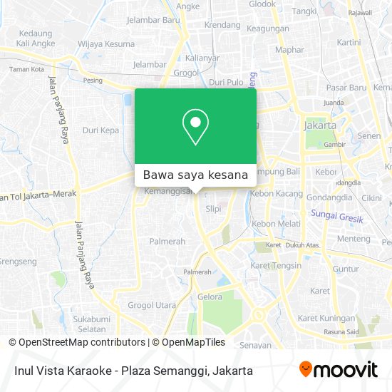 Peta Inul Vista Karaoke - Plaza Semanggi