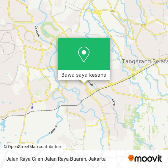 Peta Jalan Raya Cilen Jalan Raya Buaran