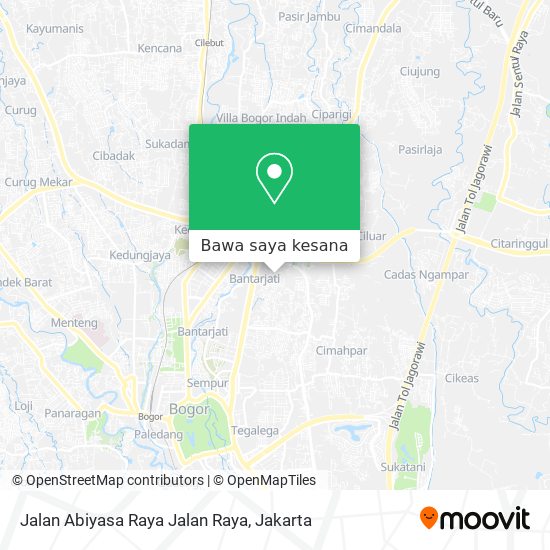 Peta Jalan Abiyasa Raya Jalan Raya